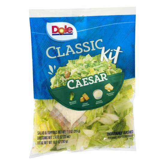 Order Dole · Caesar Salad Kit (1 kit) food online from Shaw's store, Raynham on bringmethat.com