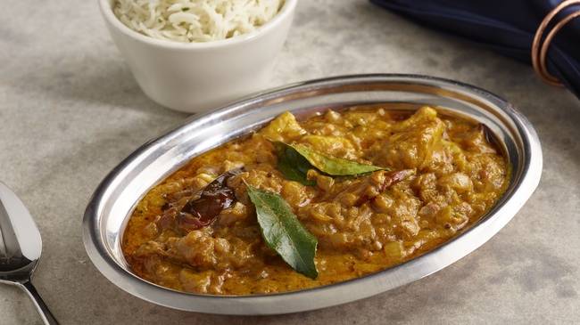 Order Allepey Fish Curry food online from Copper Pot store, Redondo Beach on bringmethat.com