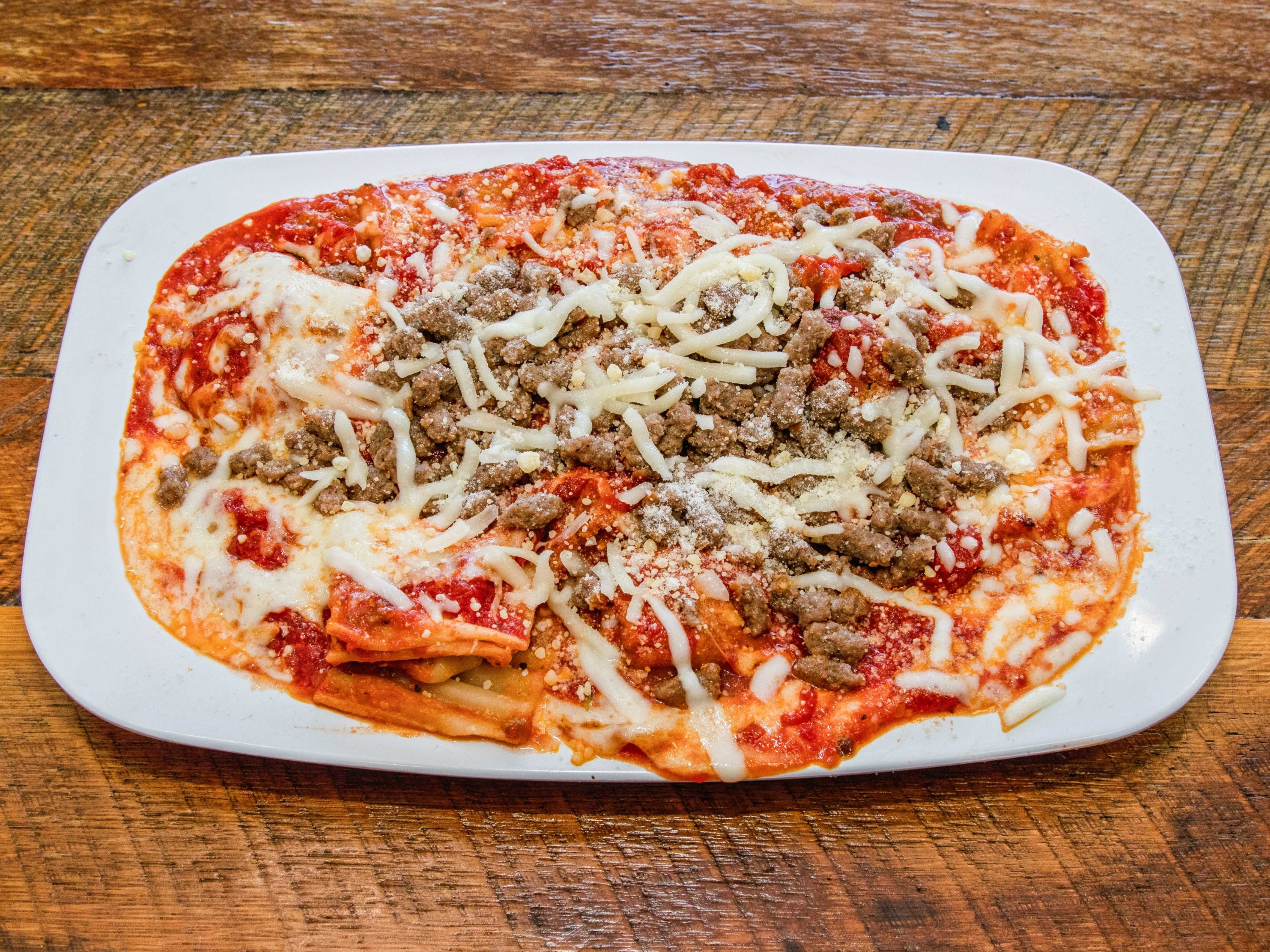 Order Pasta with Meat Sauce food online from Duccinis Pizza store, Falls Church on bringmethat.com