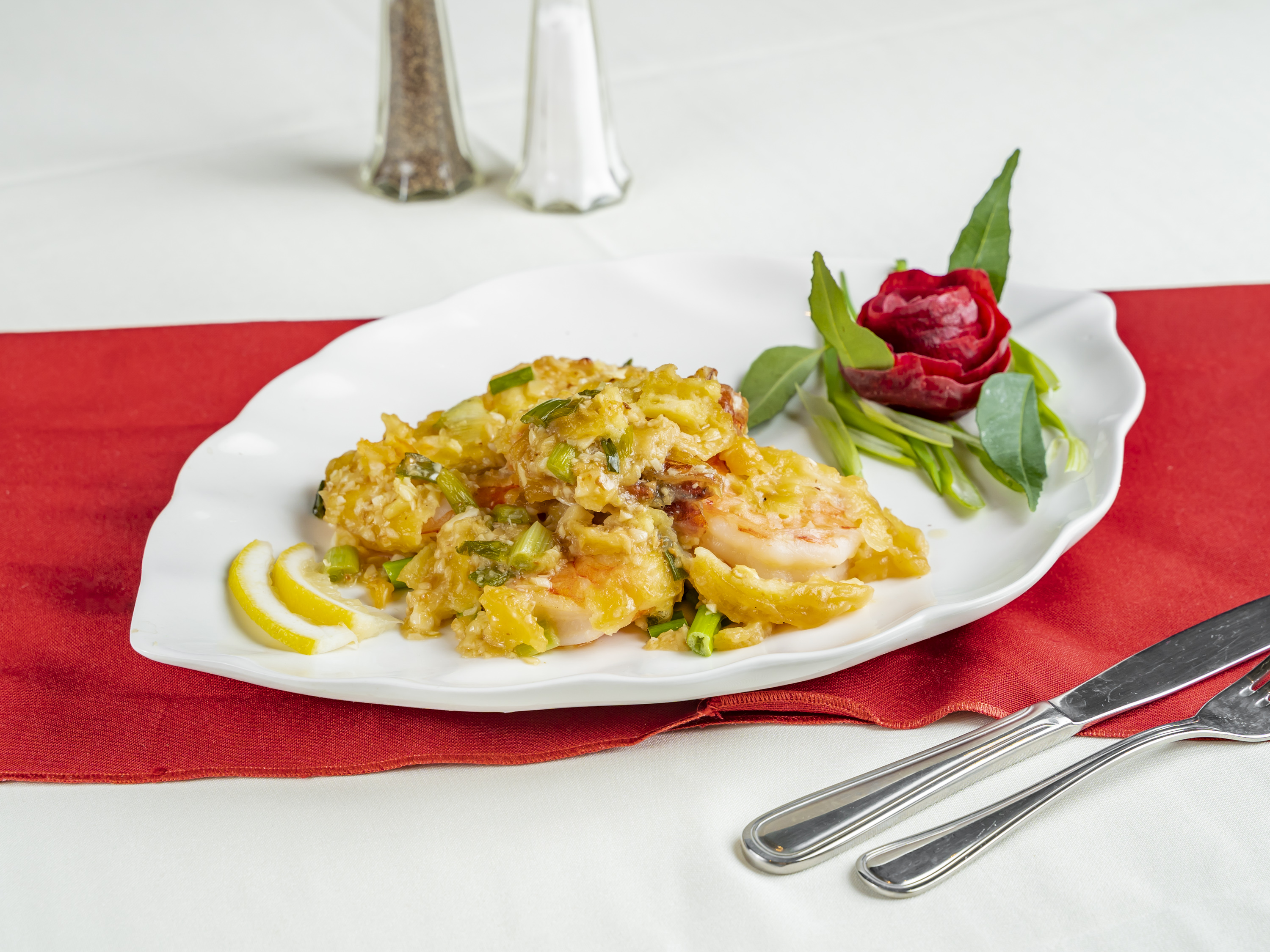 Order Garlic Shrimp food online from Maleen Banquet Hall and Restaurant store, Bellerose on bringmethat.com