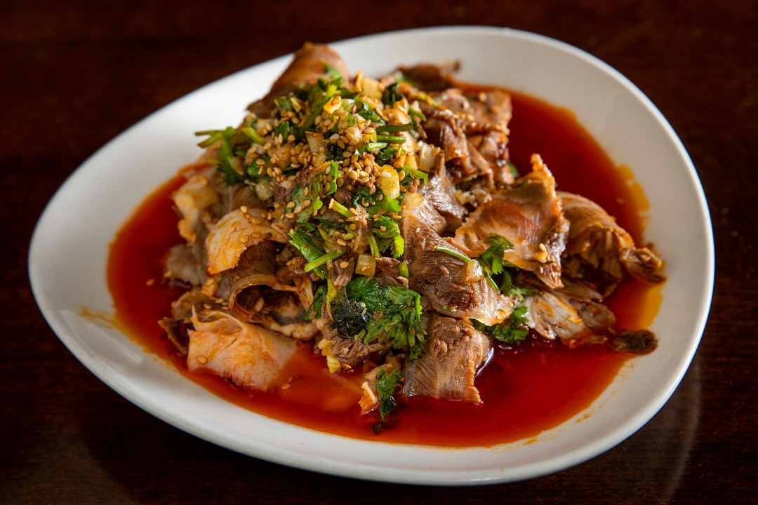 Order 夫妻肺片 Beef and Tripe in Chili Oil food online from Han Dynasty store, Exton on bringmethat.com