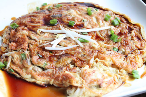 Order Beef Egg Foo Young(large) food online from Far East Restaurant store, Capitol Heights on bringmethat.com