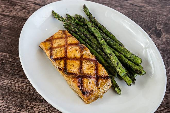 Order Fresh Atlantic Salmon food online from Wood Ranch Bbq & Grill store, Irvine on bringmethat.com