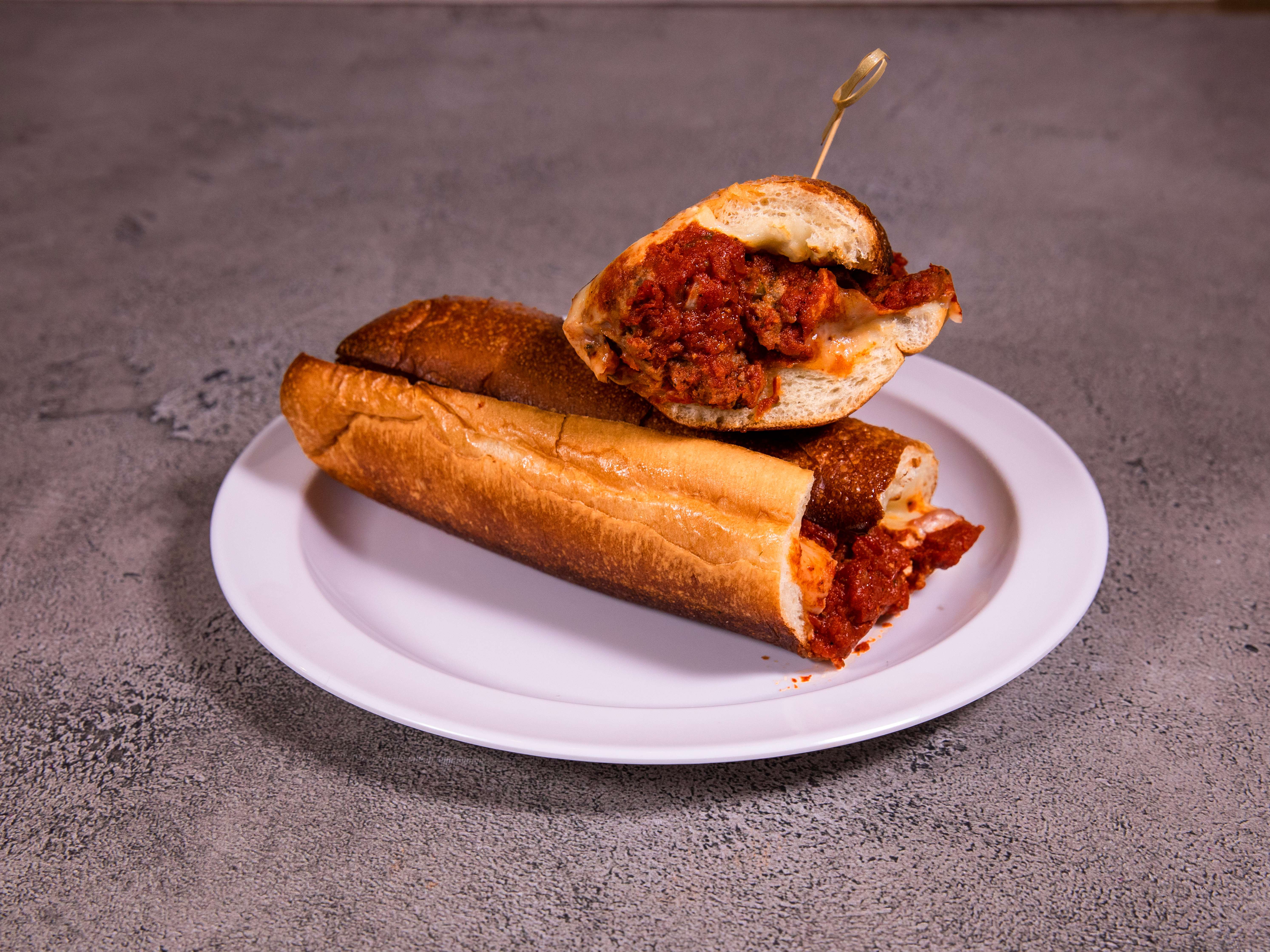 Order Meatball Sandwich food online from Fresco Cafe store, New Orleans on bringmethat.com