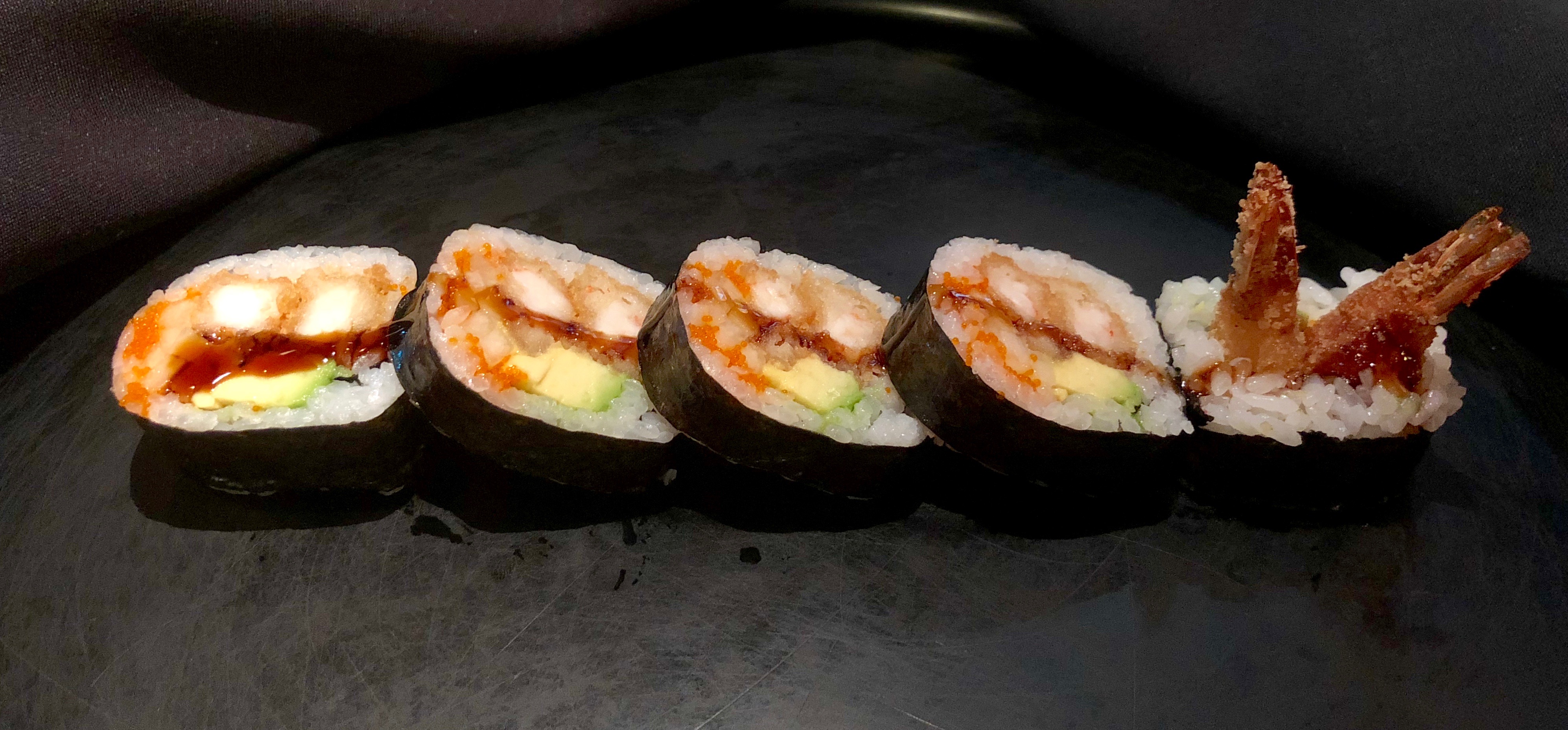 Order Shrimp Tempura maki food online from Tokyo Steakhouse store, Salisbury on bringmethat.com