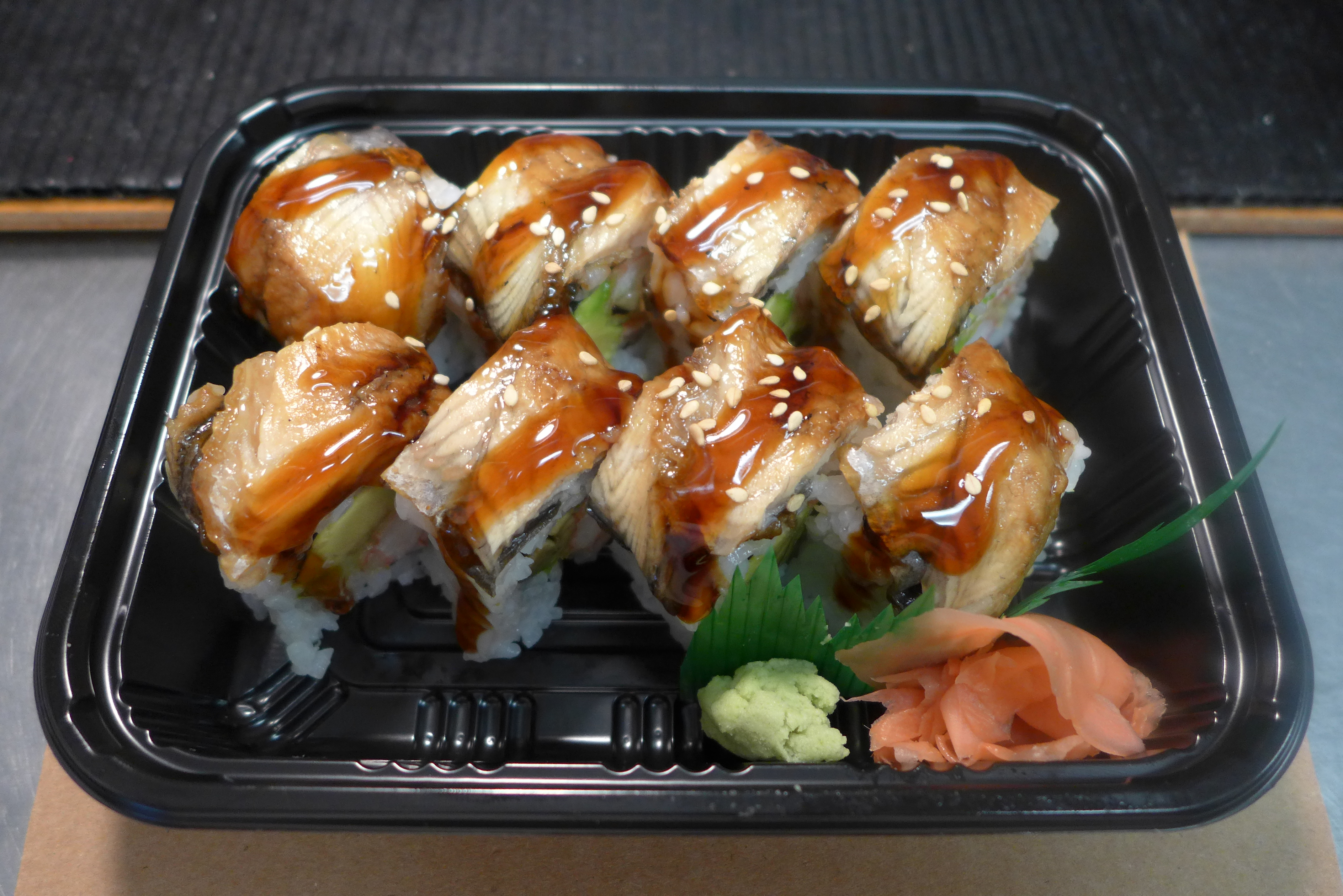 Order Black Dragon Roll food online from Tokyo Sushi store, Edison on bringmethat.com