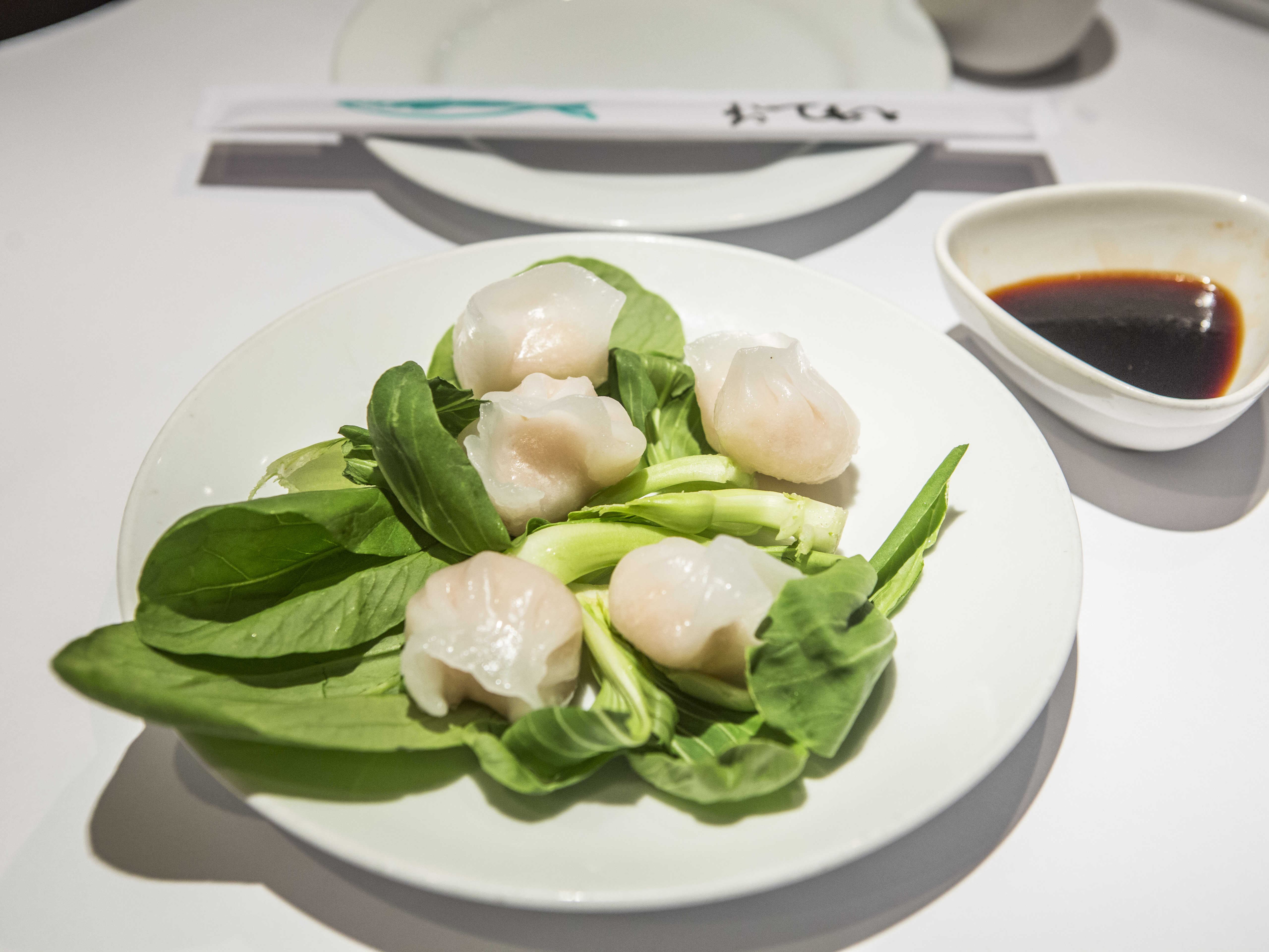 Order 127. Steamed Crystal Shrimp Dumplings food online from Land Of Plenty store, New York on bringmethat.com
