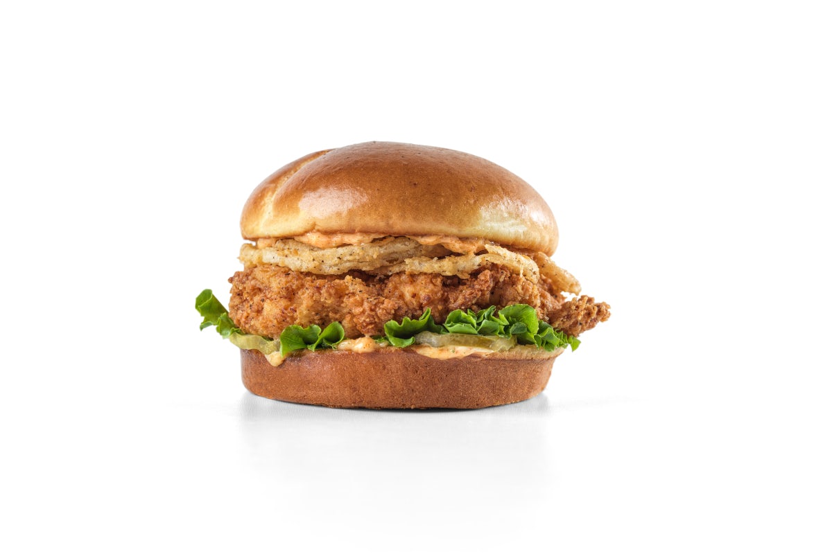 Order Cayenne Ranch Chicken Sandwich food online from Slim Chickens store, Stillwater on bringmethat.com