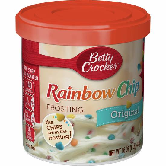 Order Betty Crocker Rainbow Chip Frosting food online from IV Deli Mart store, Goleta on bringmethat.com