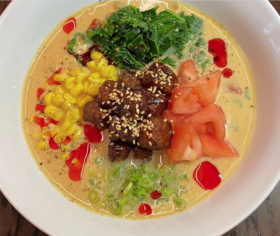 Order Spicy Vegan Miso food online from Momosan Seattle store, Seattle on bringmethat.com