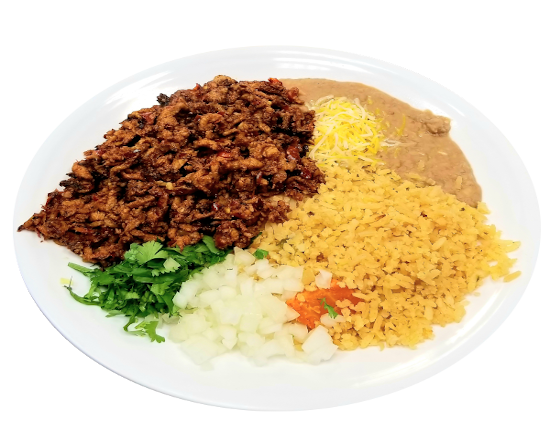Order Al Pastor Plate food online from Fuego Mexican Kitchen store, Las Vegas on bringmethat.com