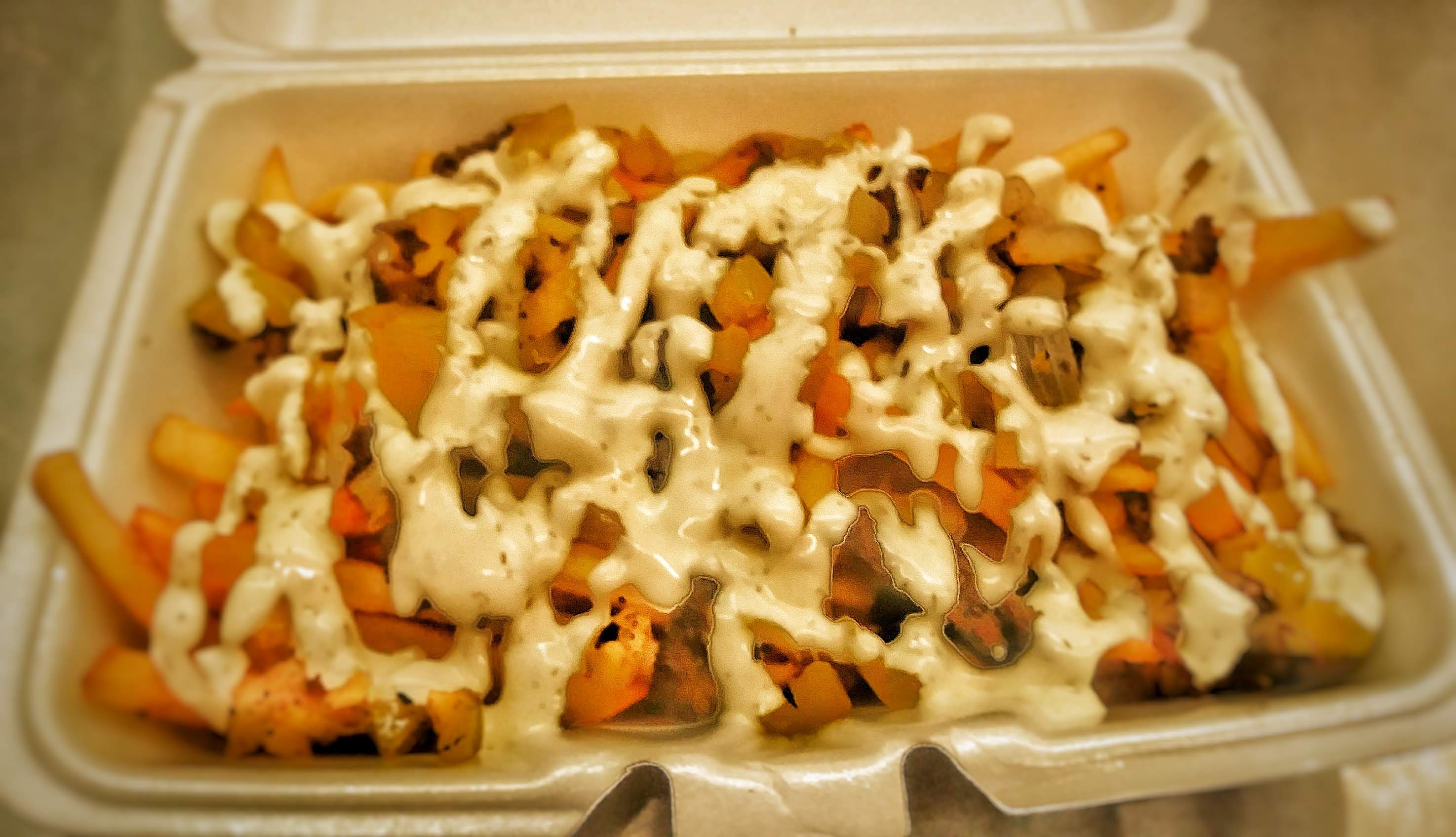 Order Gyro Fries food online from Good Vibes To Go Cuisine store, Columbus on bringmethat.com