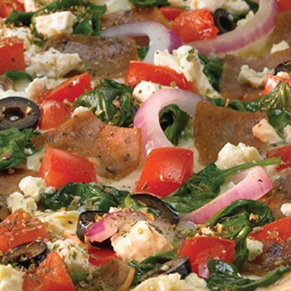 Order Greek Pizza food online from Pizza Boli's store, Fort Washington on bringmethat.com