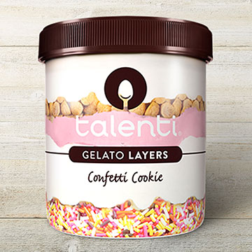 Order Talenti Confetti Cookie Gelato Layers food online from Tgi Fridays store, West Orange on bringmethat.com