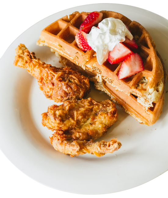 Order Chicken & Waffle food online from Cajun Kitchen Cafe store, Ventura on bringmethat.com