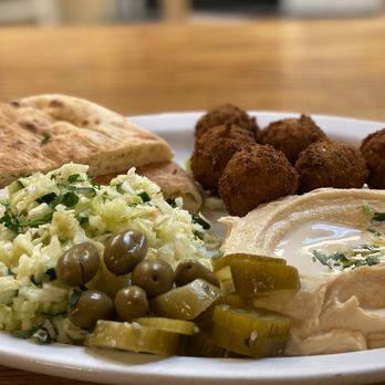 Order Falafel Plate food online from Tastee Grill store, San Mateo on bringmethat.com