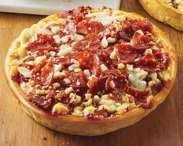 Order Singles Deep-Dish Pepperoni Pizza – Limited Supply - Restocking food online from Schwan Food Co store, Flagstaff on bringmethat.com