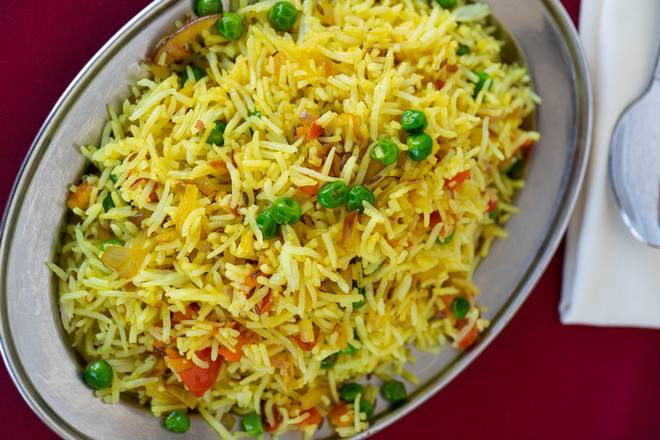 Order Pulao Rice  food online from Tikki Indian Kitchen store, Marina Del Rey on bringmethat.com