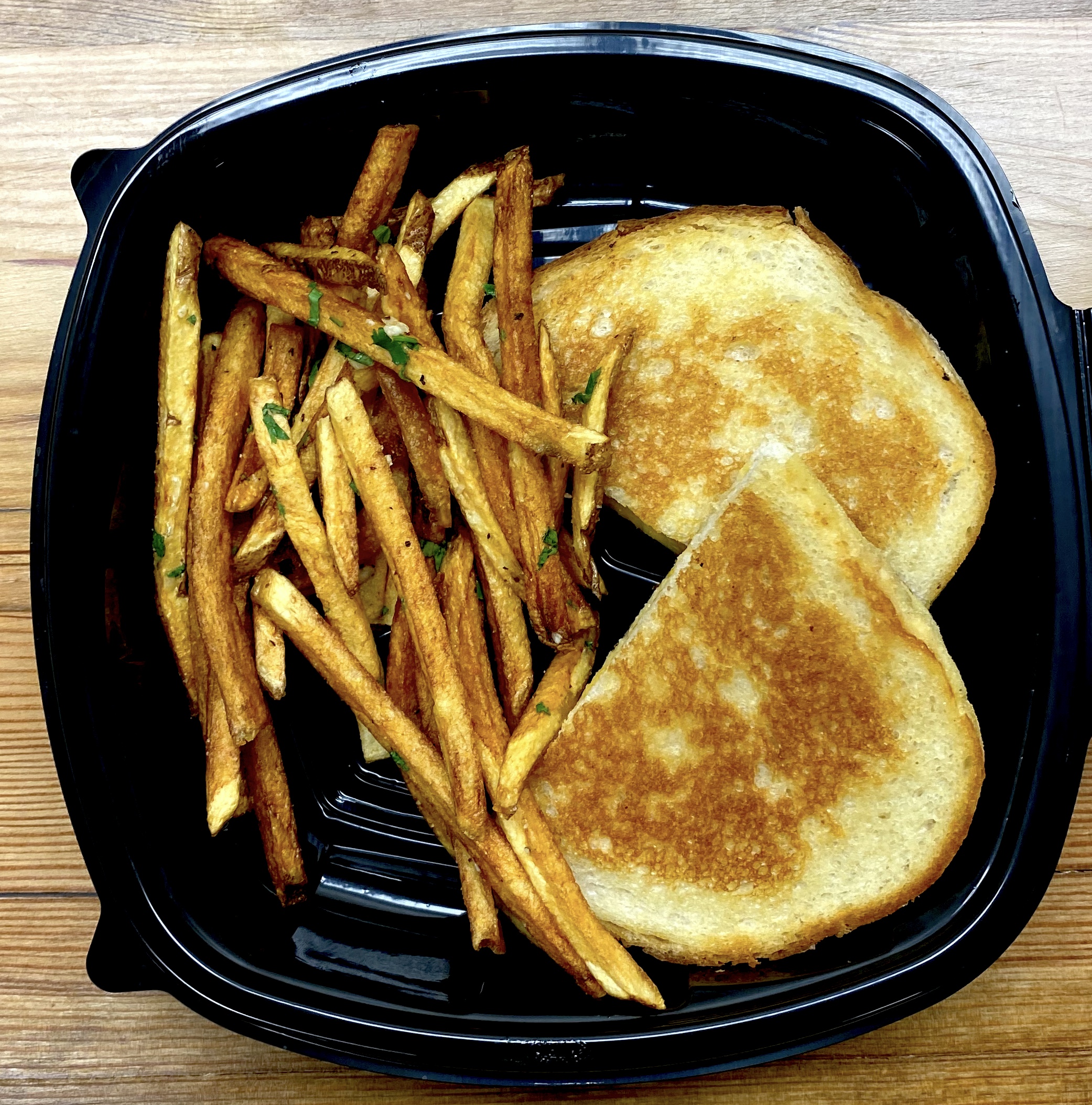 Order Kid Grilled Cheese with Fries food online from Groundlevel 105 store, Lombard on bringmethat.com