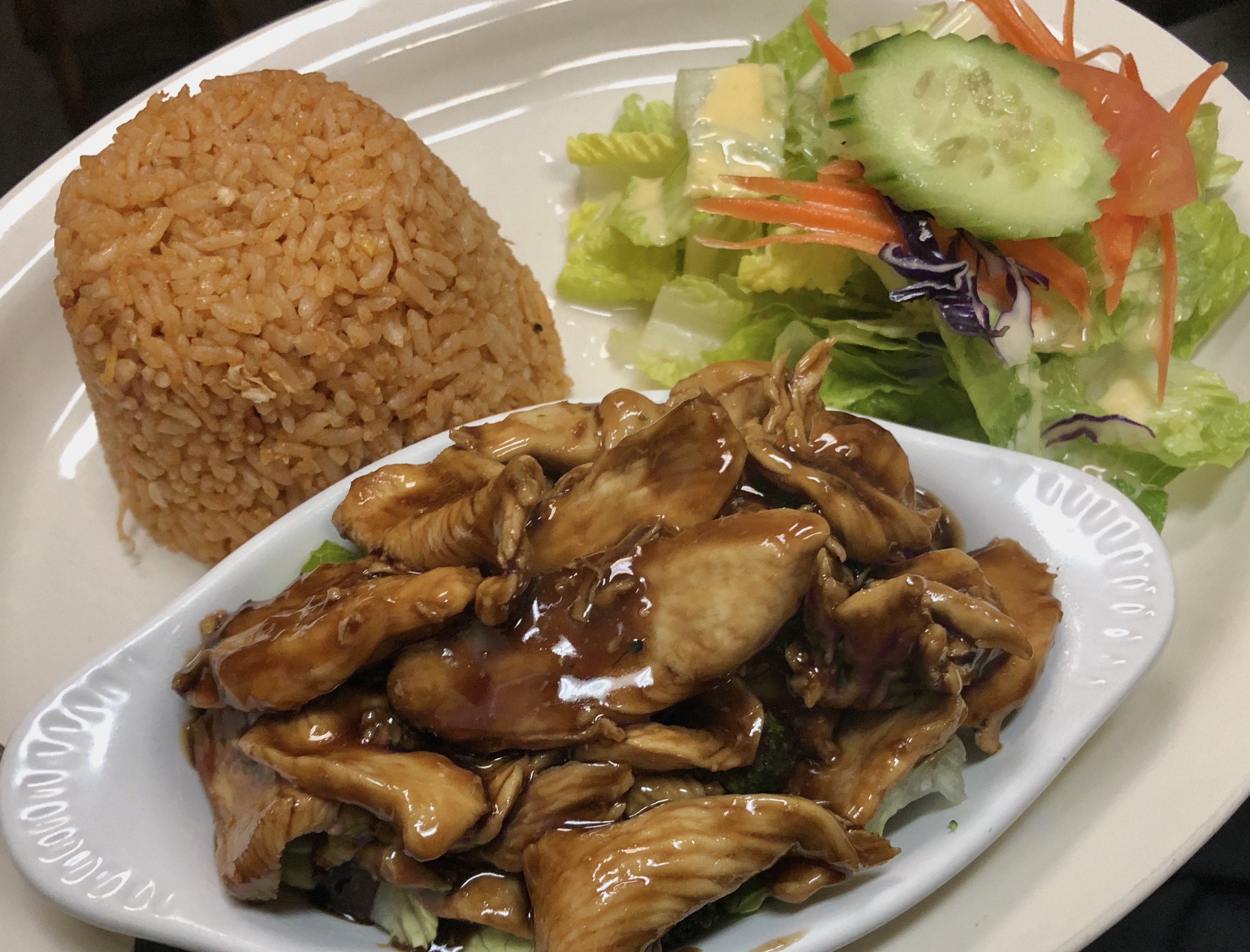 Order L12. Chicken Teriyaki Lunch Special food online from Siam Bay Thai Cuisine store, El Segundo on bringmethat.com