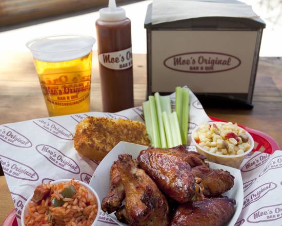 Order Smoked Wing Platter food online from Moes Original BBQ store, Peachtree Corners on bringmethat.com