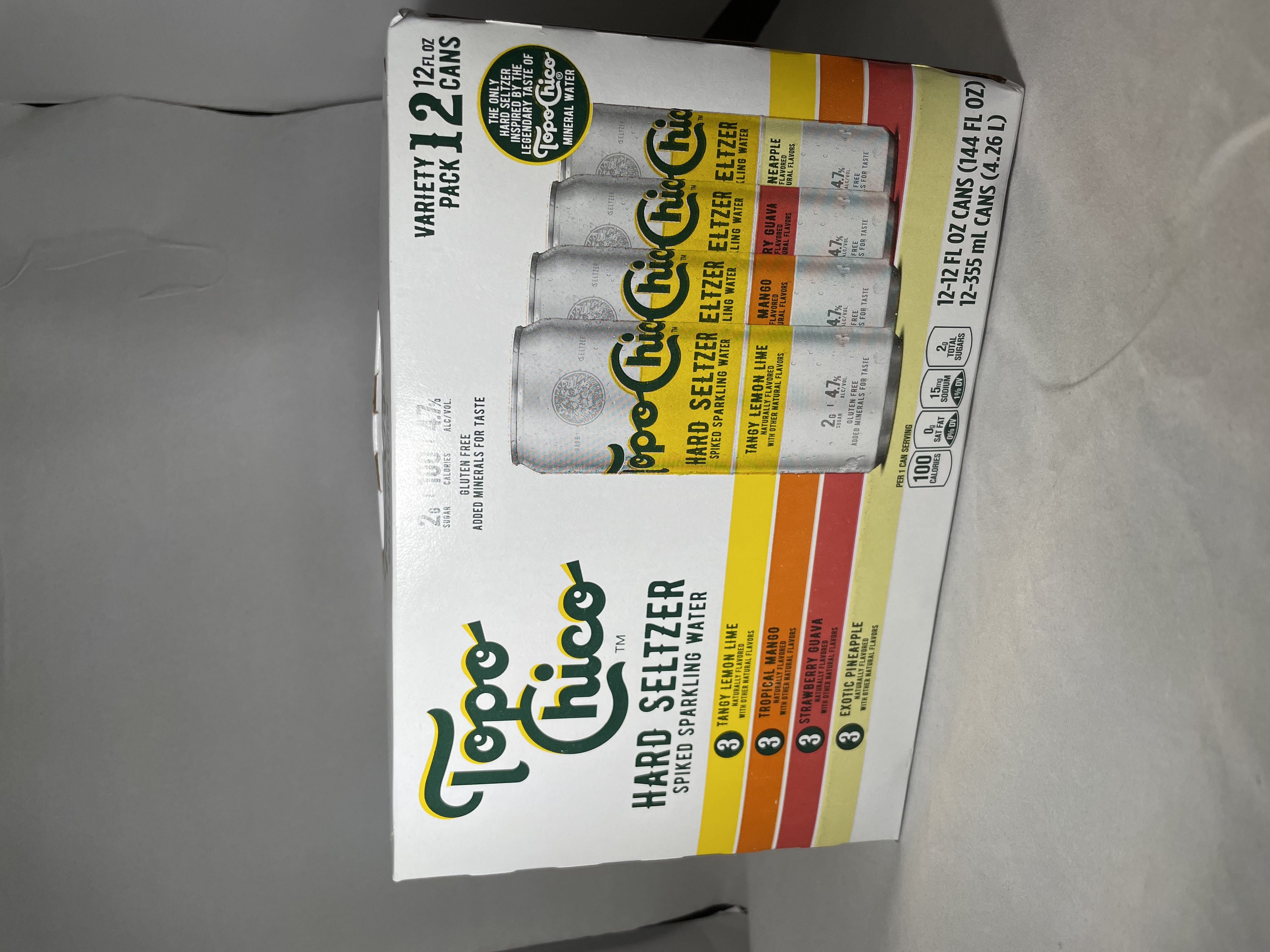 Order Topo Chico Hard Seltzer 12 Pack Variety food online from Tap & Bottle store, Tucson on bringmethat.com