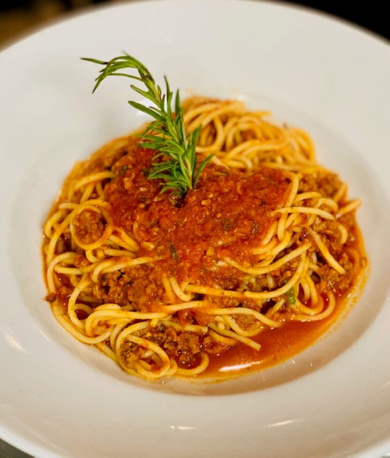 Order Spaghetti Bolognese - Pasta food online from Arturo Boada Cuisine store, Houston on bringmethat.com