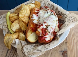 Order Vegan Eggplant Parm food online from Spinners store, Albany on bringmethat.com