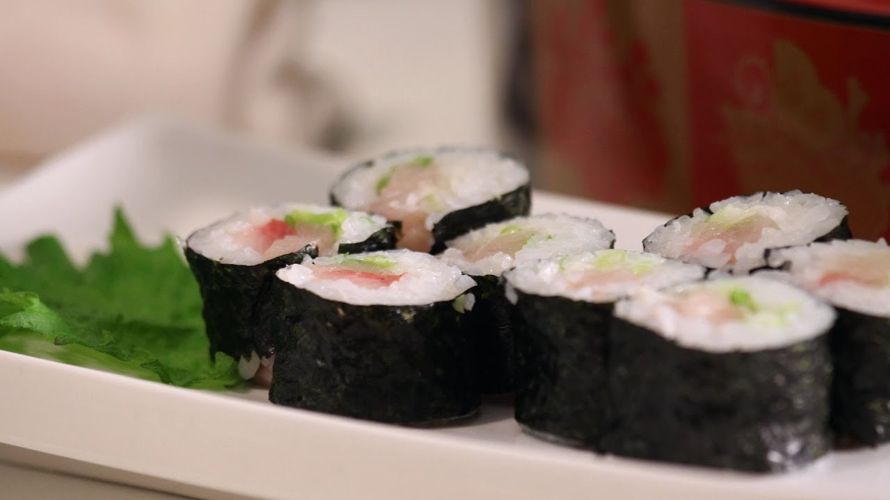 Order Yellowtail Roll food online from Ichiban Golden Dragon store, South Bend on bringmethat.com