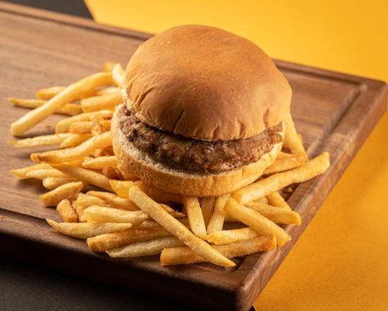Order Burger & Fries food online from Bun Burger Kitchen store, Lakewood on bringmethat.com