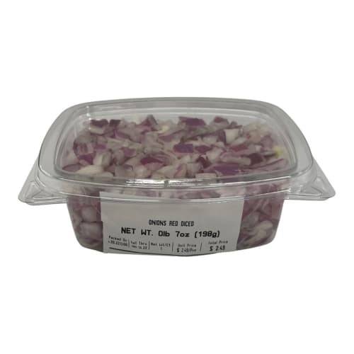 Order Onions Red Diced (7 oz) food online from Safeway store, Tahoe City on bringmethat.com