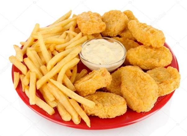 Order Chicken Nuggets w/ French Fries food online from Kabob City store, Wiles-Barre on bringmethat.com