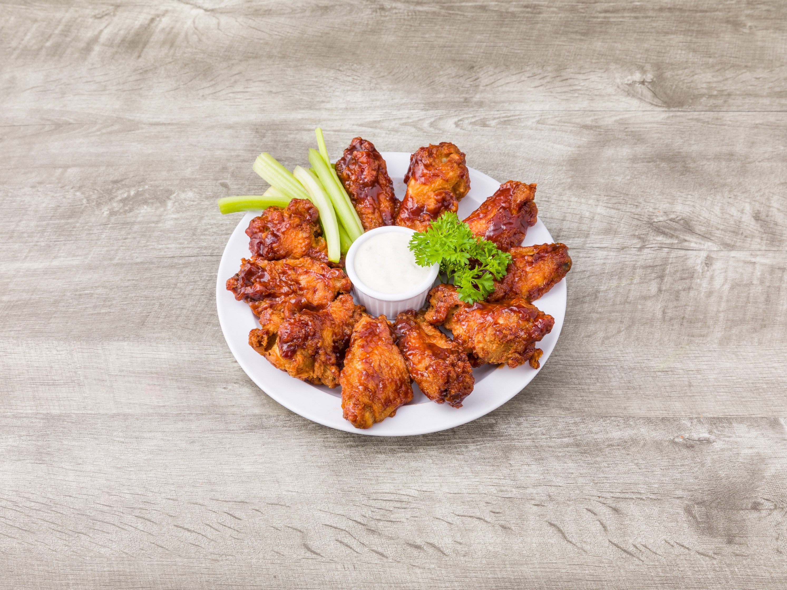 Order 10 Piece Wings food online from Finizio's Italian Eatery & Pizzeria store, Westmont on bringmethat.com