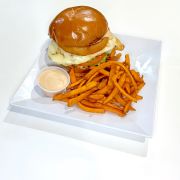 Order Grilled Chicken Burger food online from Crave Cafe store, West Hills on bringmethat.com