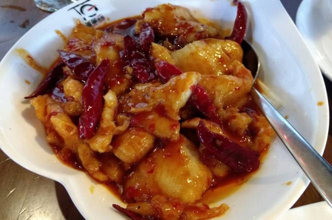 Order Fish Fillet with Chili food online from Lao Sze Chuan store, Downers Grove on bringmethat.com
