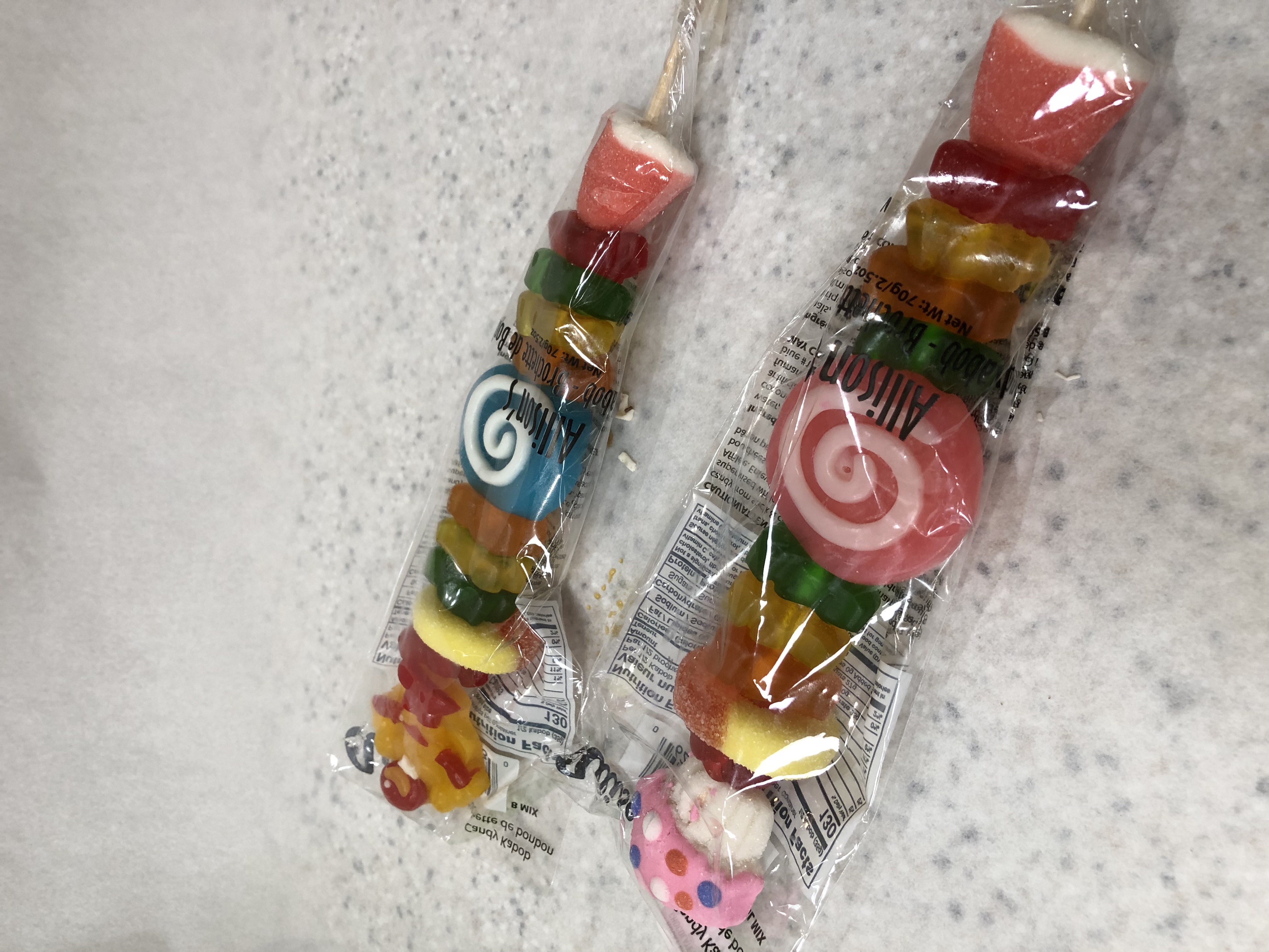 Order Assorted Gummi Kabobs food online from Rocky Mountain Chocolate Factory store, Brea on bringmethat.com
