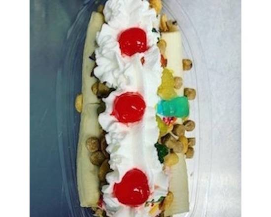 Order Banana Split food online from Sundae Fundae Ice Cream store, Point Pleasant on bringmethat.com