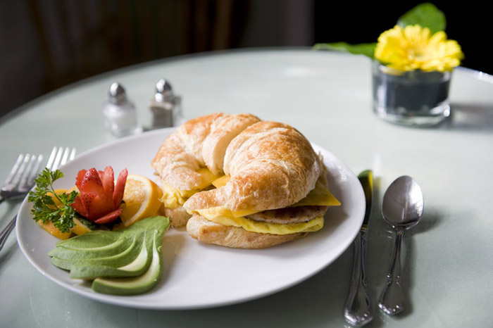 Order Breakfast Croissant food online from Neli's catering restaurant store, Los Angeles on bringmethat.com