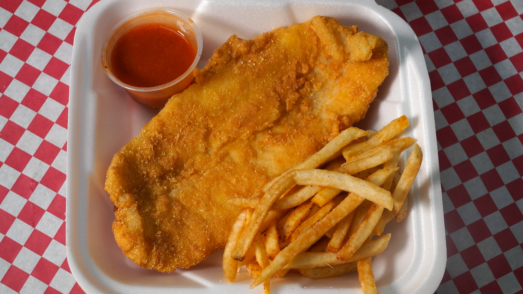 Order Big Fish Fillet and Fries  food online from Manassas Market & Deli store, Memphis on bringmethat.com