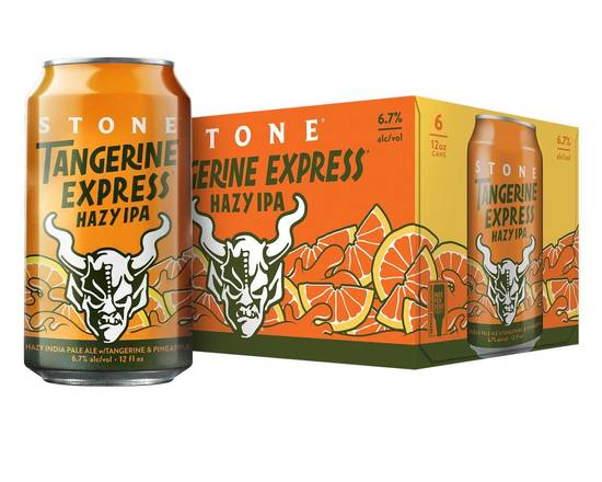 Order STONE TANGERINE EXPRESS IPA 6 pk - 12 oz Cans food online from Pit Stop Liquor Mart store, El Monte on bringmethat.com