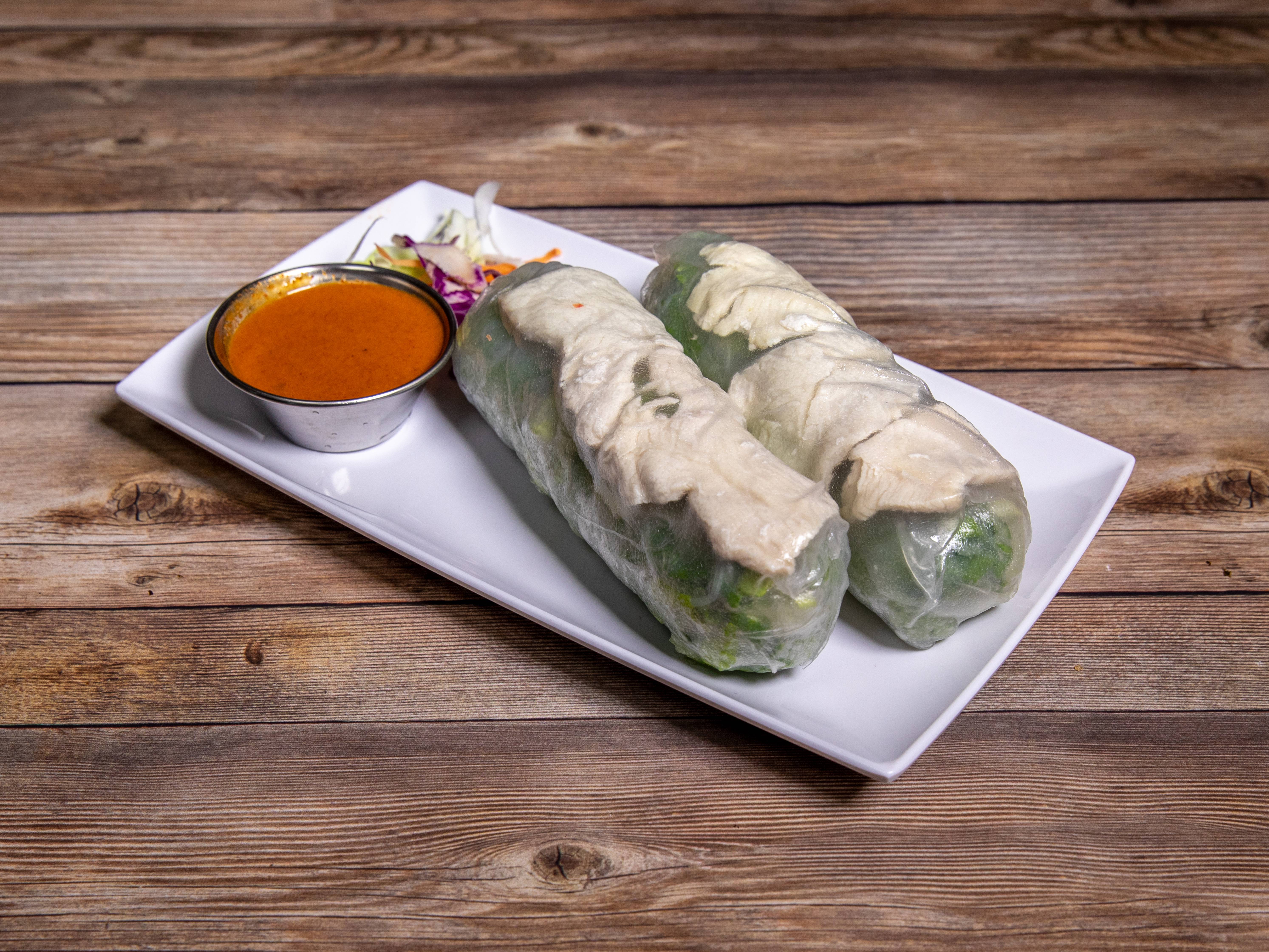 Order 2 Piece Spring Roll food online from Thai Terrace store, Fort Worth on bringmethat.com