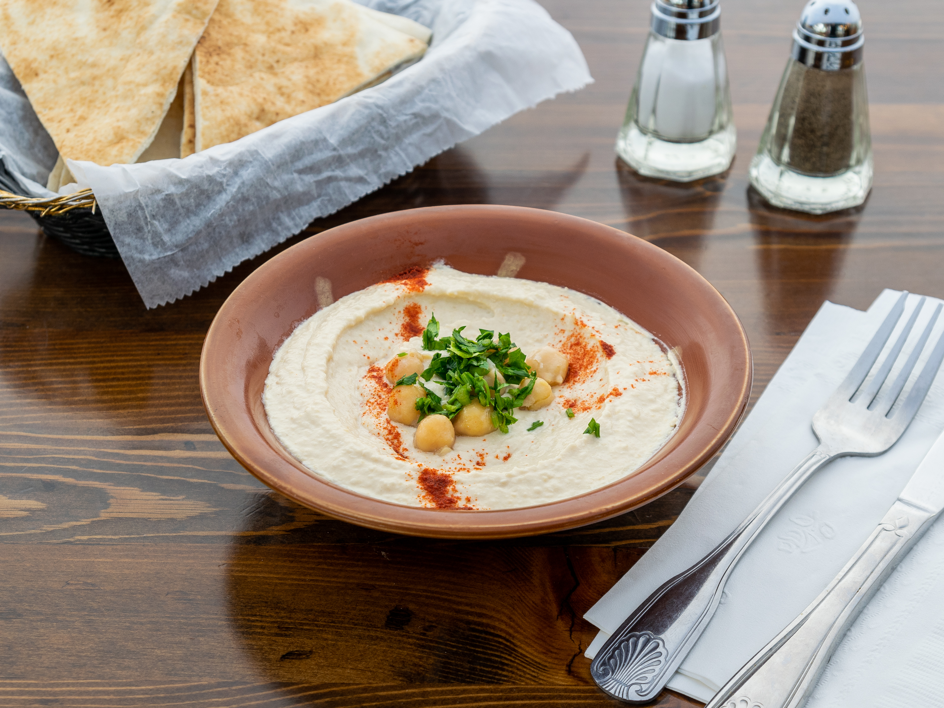 Order Hummus Dip food online from Old City Cafe & Grill store, Cranford on bringmethat.com