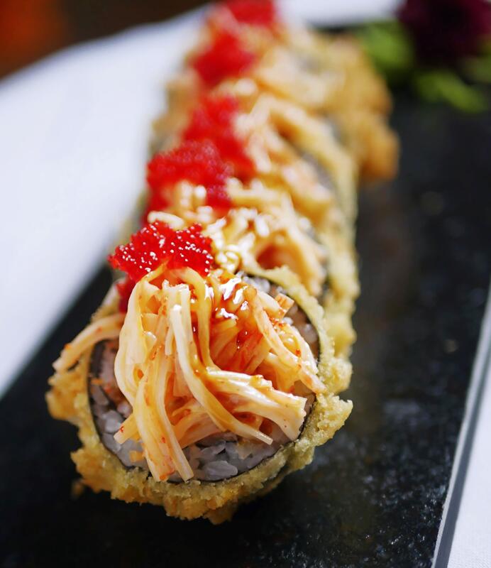 Order Yakuza Roll food online from Four Leaves Asian Restaurant store, Huntsville on bringmethat.com