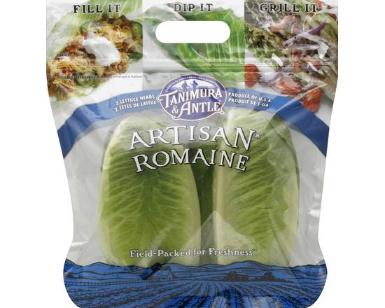 Order Tanimura & Antle · Artisan Romaine Lettuce Heads (2 heads) food online from Safeway store, Gilroy on bringmethat.com