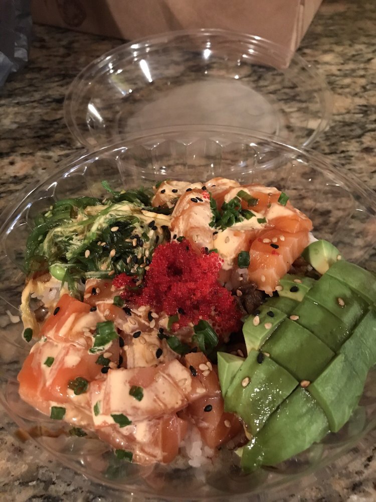 Order Salmon Sunrise Bowl food online from Blowfish Contemporary Sushi store, Chicago on bringmethat.com