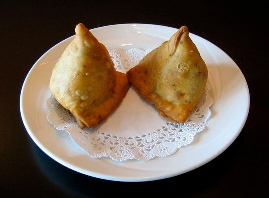 Order Veggie Samosa food online from Dhaba Indian Cuisine store, Tracy on bringmethat.com