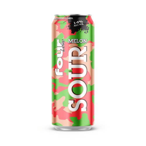 Order Four Loko Seltzer Sour Melon Can food online from Lone Star store, Gainesville on bringmethat.com