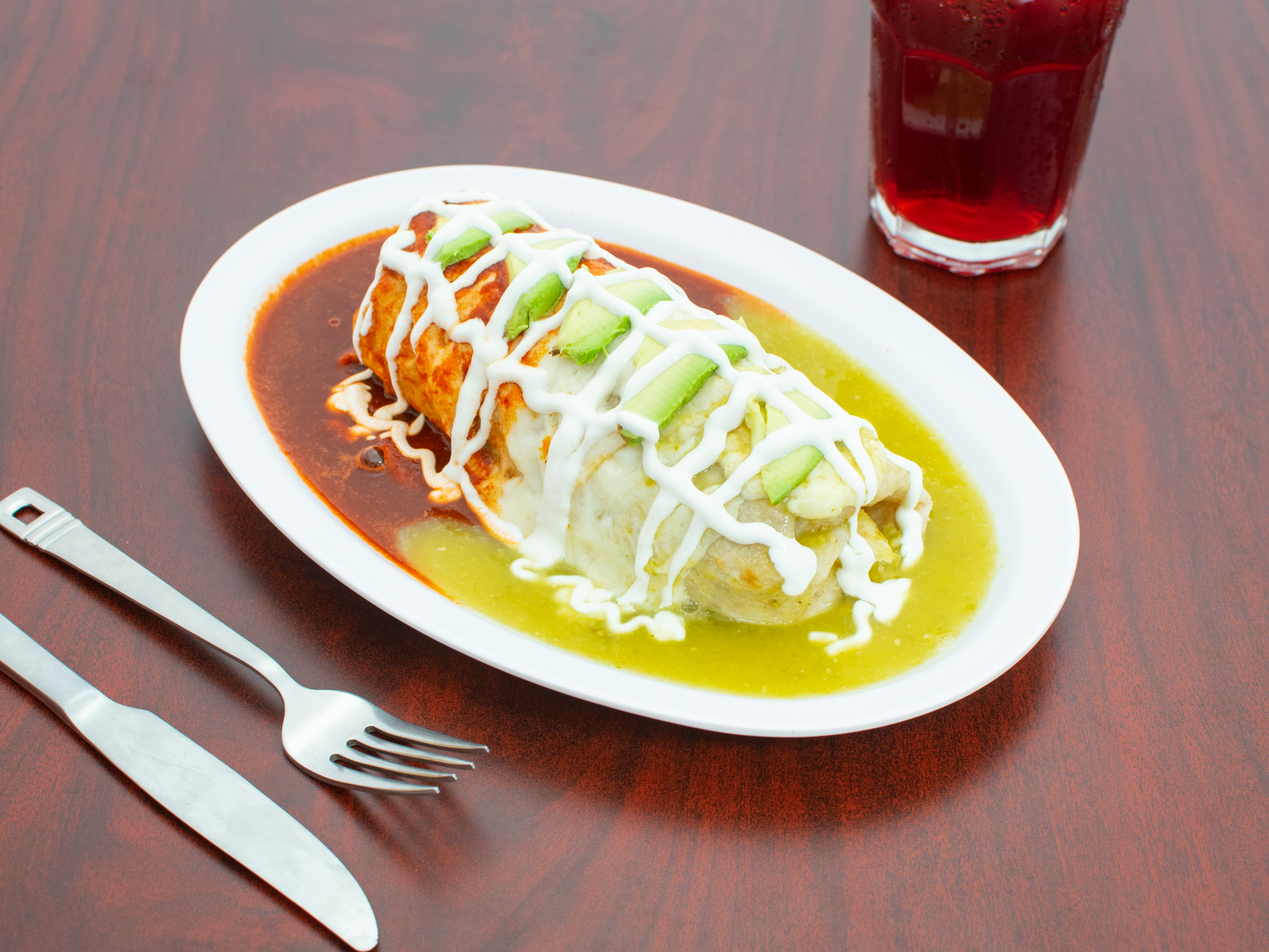 Order Burrito Mojado food online from El Rincon MX store, Lancaster on bringmethat.com