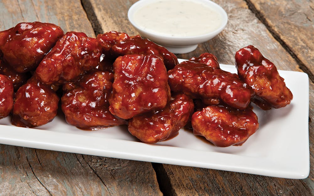 Order Boneless Wings - Half Order (1/2 Pound) food online from Godfather Pizza store, Dows on bringmethat.com