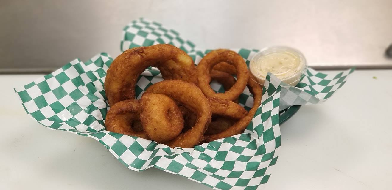 Order Onion Rings food online from Tfs Bar & Grill store, Pittsburgh on bringmethat.com